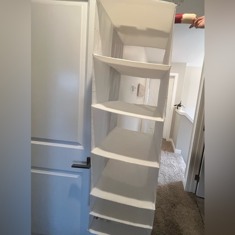 Hanging White Closet Organizer